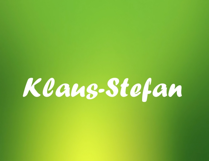 Bildern mit Namen Klaus-Stefan