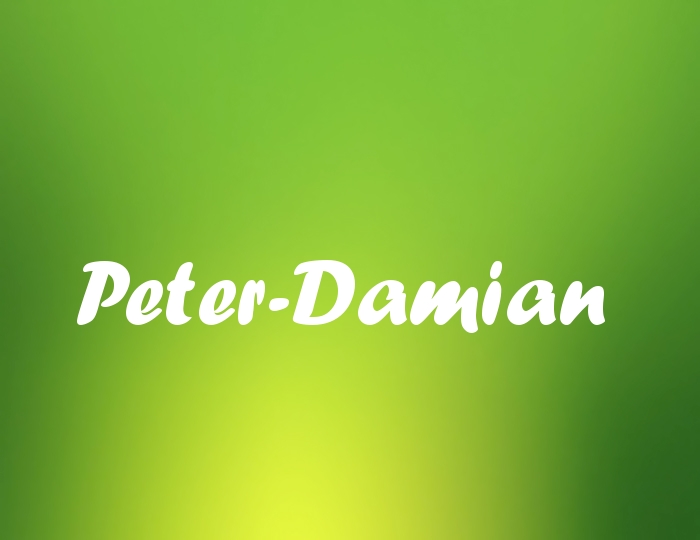 Bildern mit Namen Peter-Damian