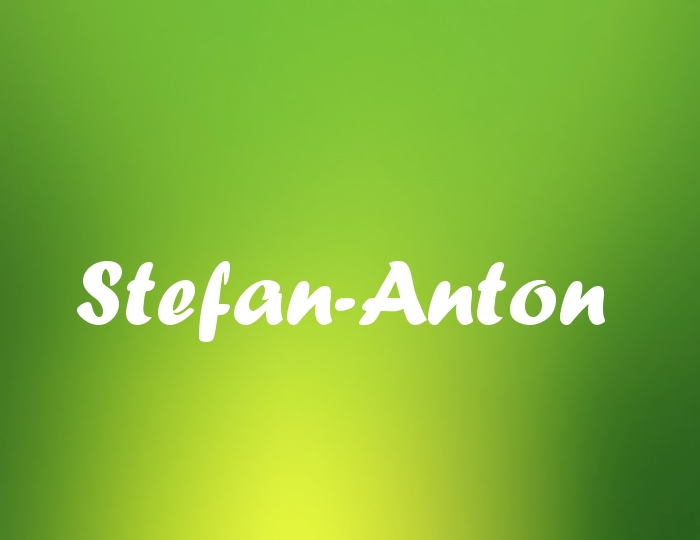 Bildern mit Namen Stefan-Anton
