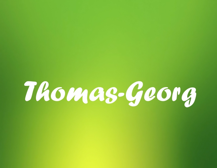 Bildern mit Namen Thomas-Georg