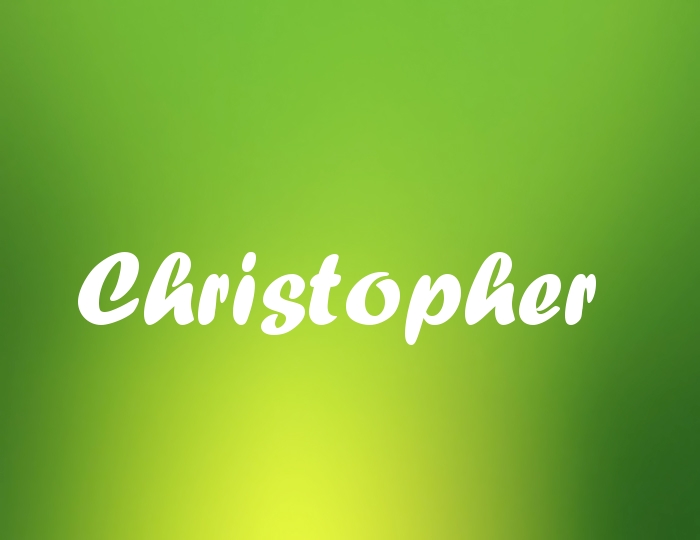 Bildern mit Namen Christopher