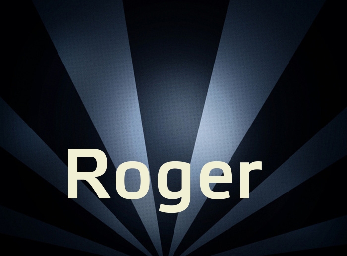 Bilder mit Namen Roger
