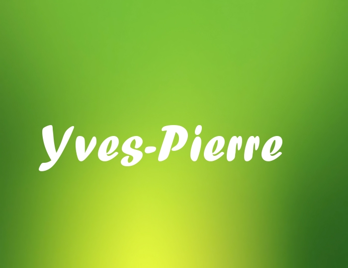 Bildern mit Namen Yves-Pierre