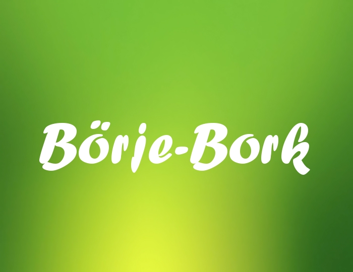 Bildern mit Namen Brje-Bork