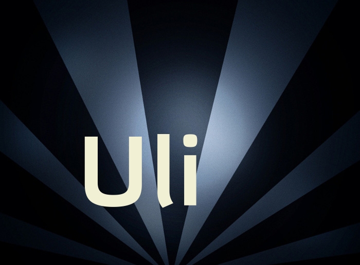 Bilder mit Namen Uli