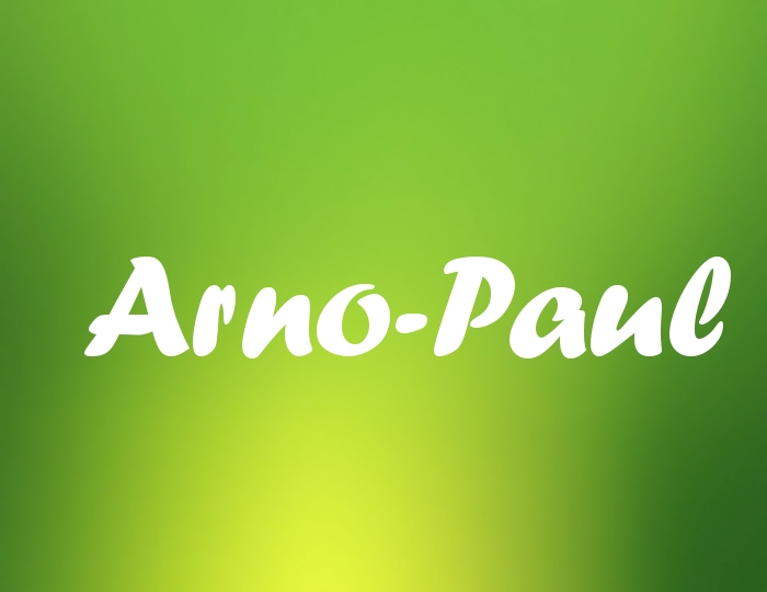 Bildern mit Namen Arno-Paul