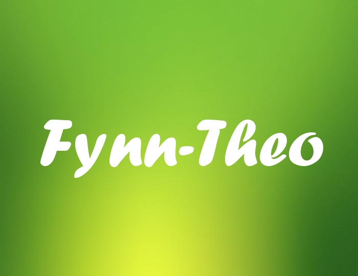 Bildern mit Namen Fynn-Theo