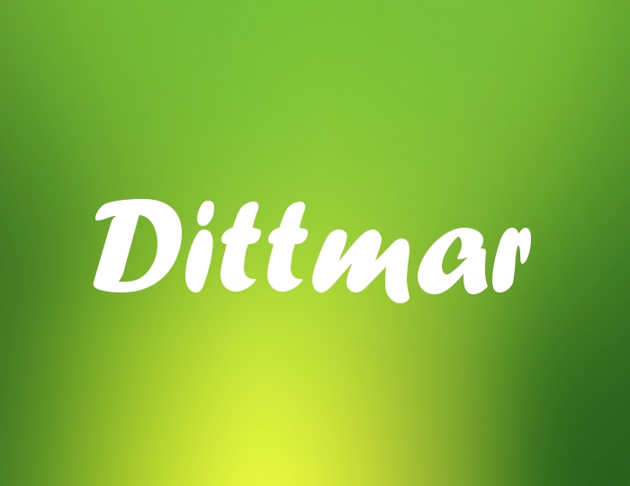 Bildern mit Namen Dittmar