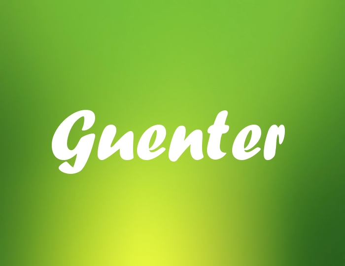 Bildern mit Namen Guenter