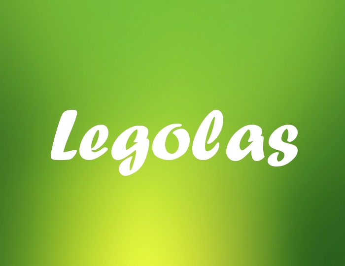 Bildern mit Namen Legolas