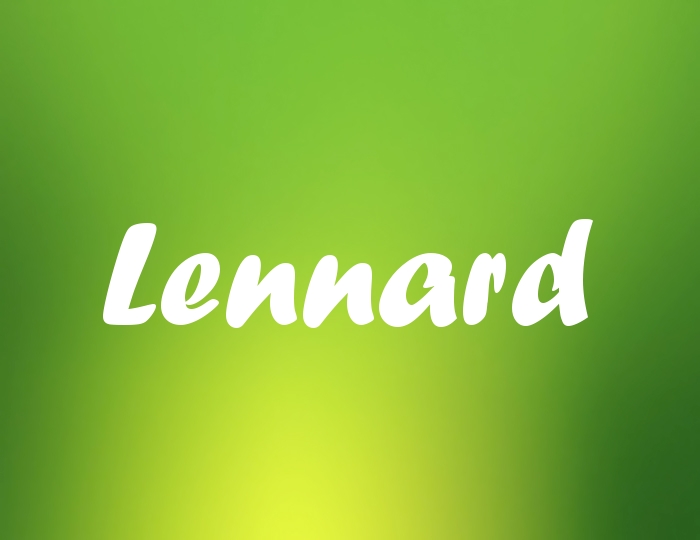Bildern mit Namen Lennard