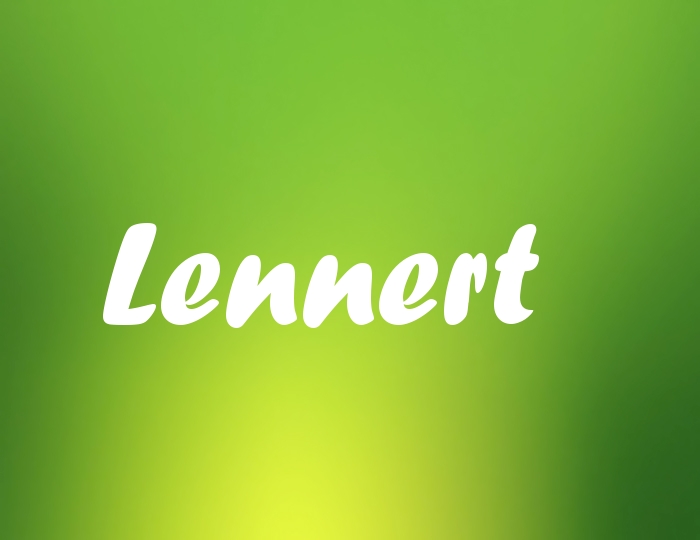 Bildern mit Namen Lennert