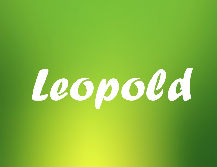 Bildern mit Namen Leopold