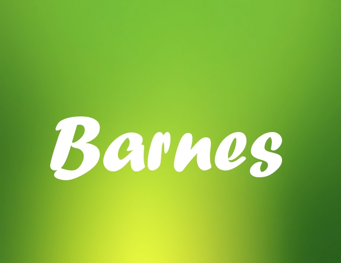 Bildern mit Namen Barnes