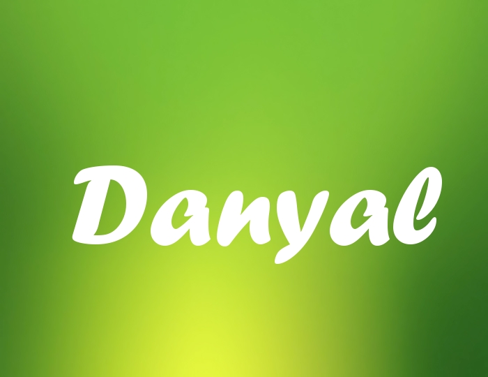 Bildern mit Namen Danyal
