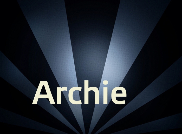 Bilder mit Namen Archie