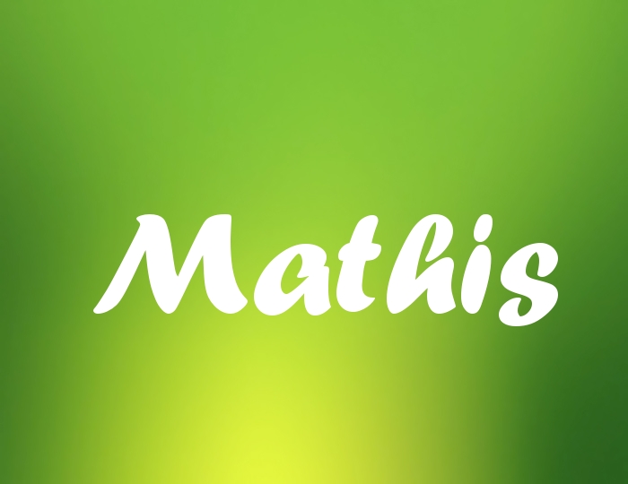 Bildern mit Namen Mathis