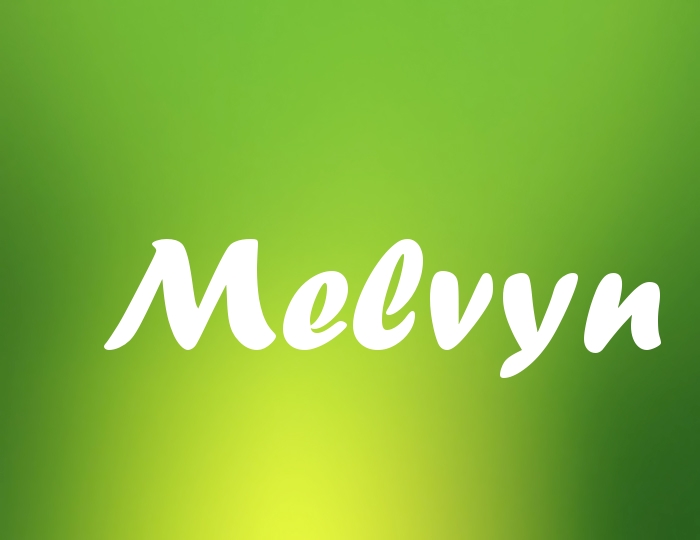 Bildern mit Namen Melvyn Bildern mit Namen Melvyn