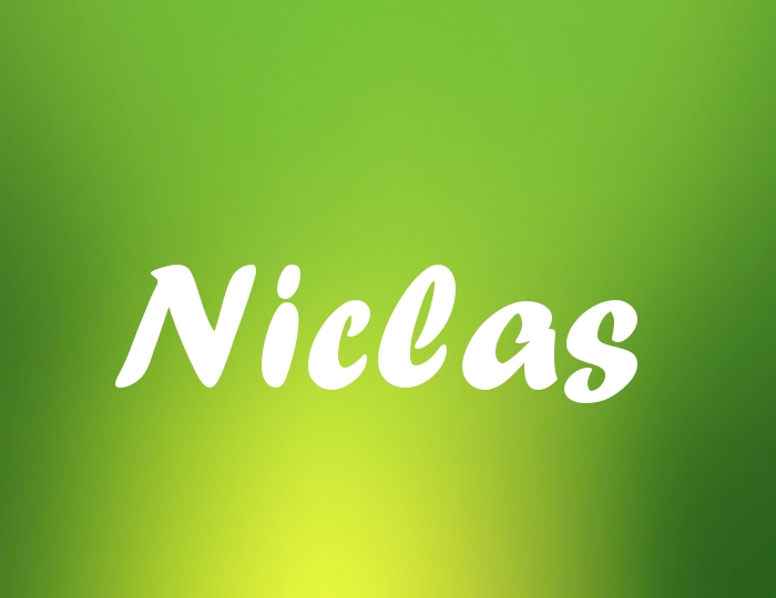 Bildern mit Namen Niclas