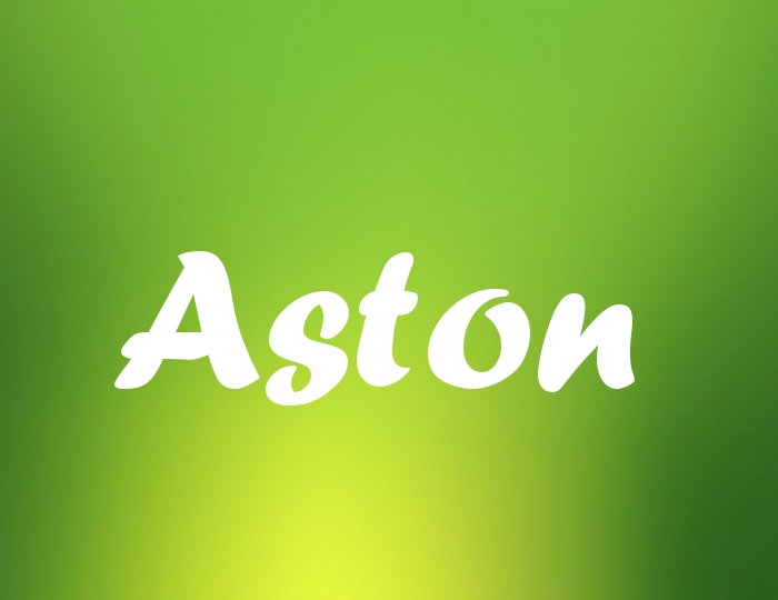 Bildern mit Namen Aston