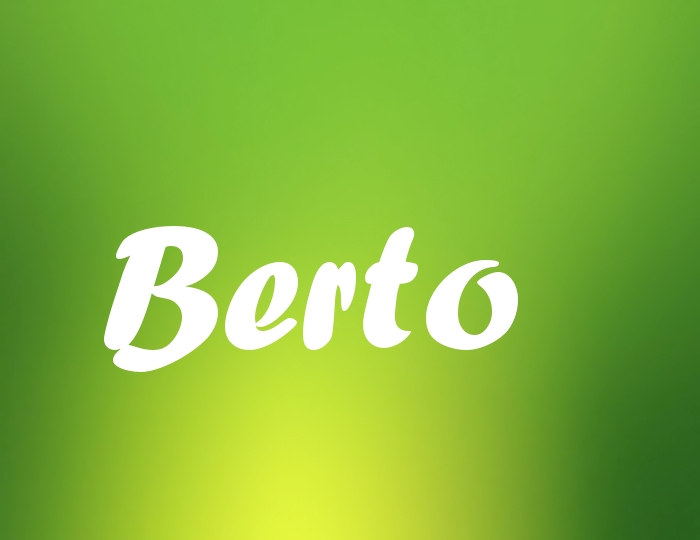 Bildern mit Namen Berto