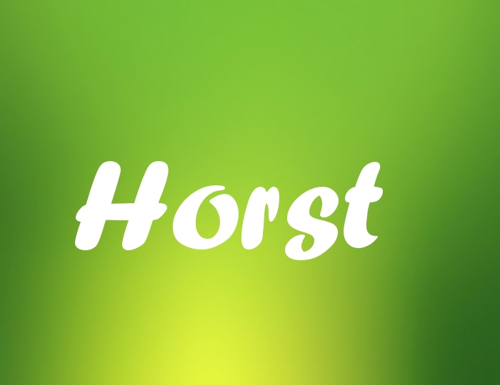 Bildern mit Namen Horst