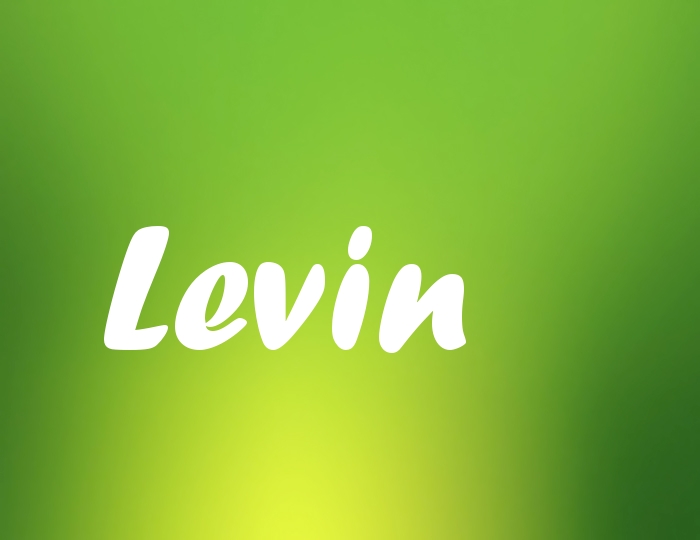 Bildern mit Namen Levin