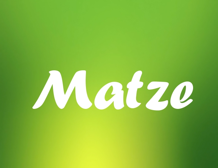 Bildern mit Namen Matze
