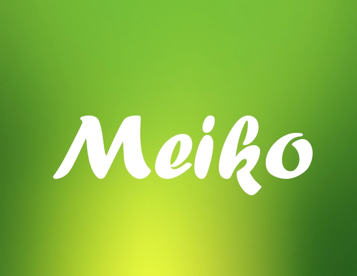 Bildern mit Namen Meiko