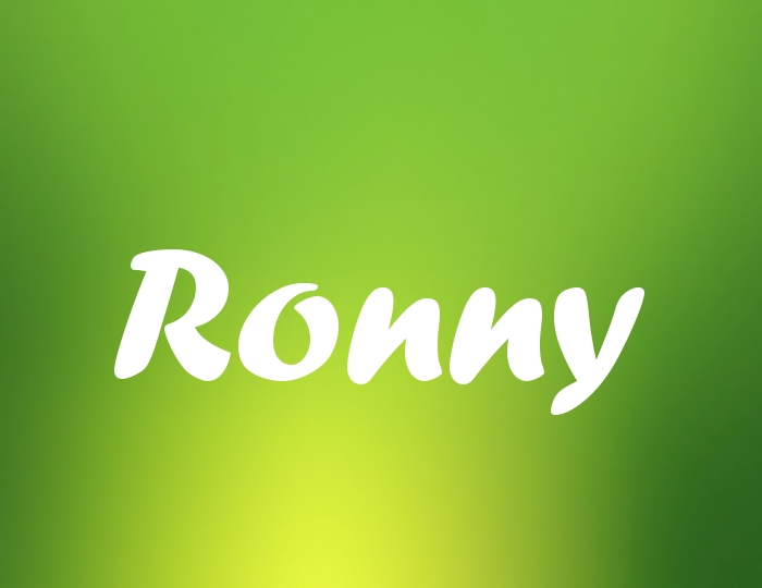Bildern mit Namen Ronny