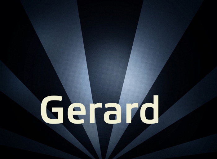 Bilder mit Namen Gerard