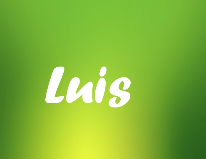 Bildern mit Namen Luis