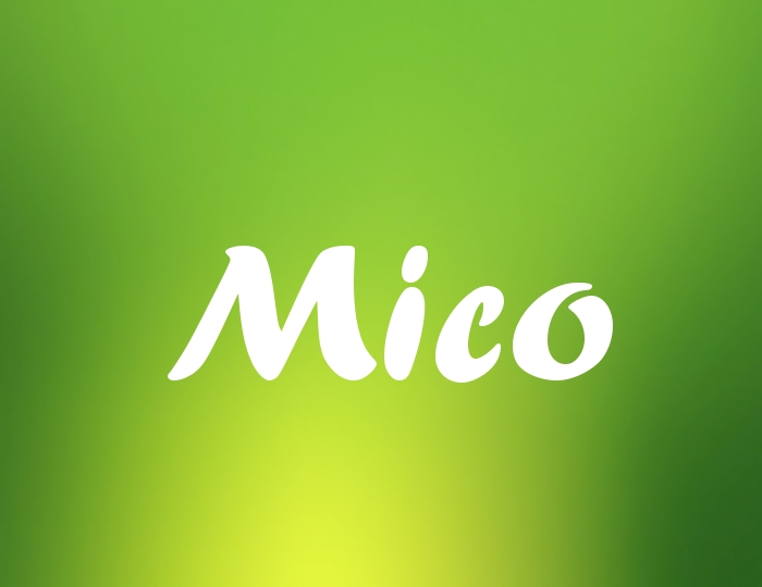 Bildern mit Namen Mico Bildern mit Namen Mico