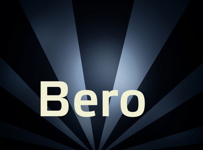 Bilder mit Namen Bero