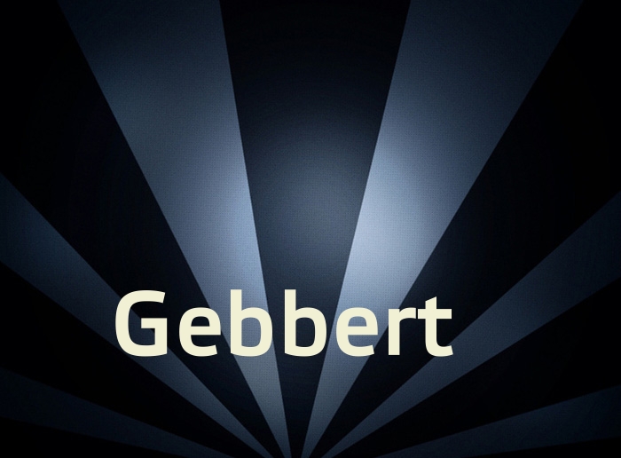 Bilder mit Namen Gebbert