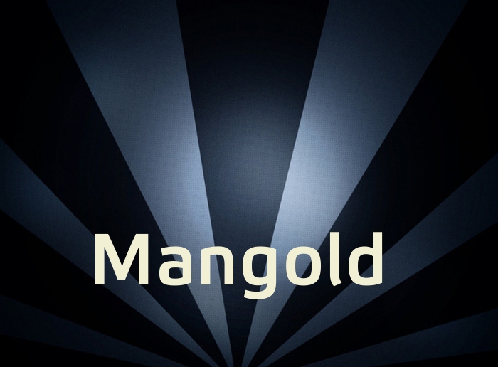Bilder mit Namen Mangold