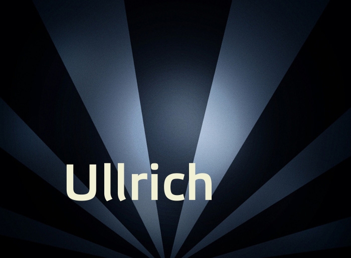 Bilder mit Namen Ullrich