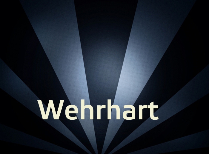 Bilder mit Namen Wehrhart
