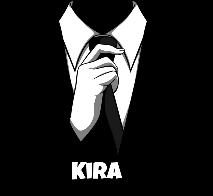 Avatare mit dem Bild eines strengen Anzugs für Kira