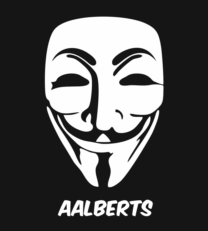 Bilder anonyme Maske namens Aalberts