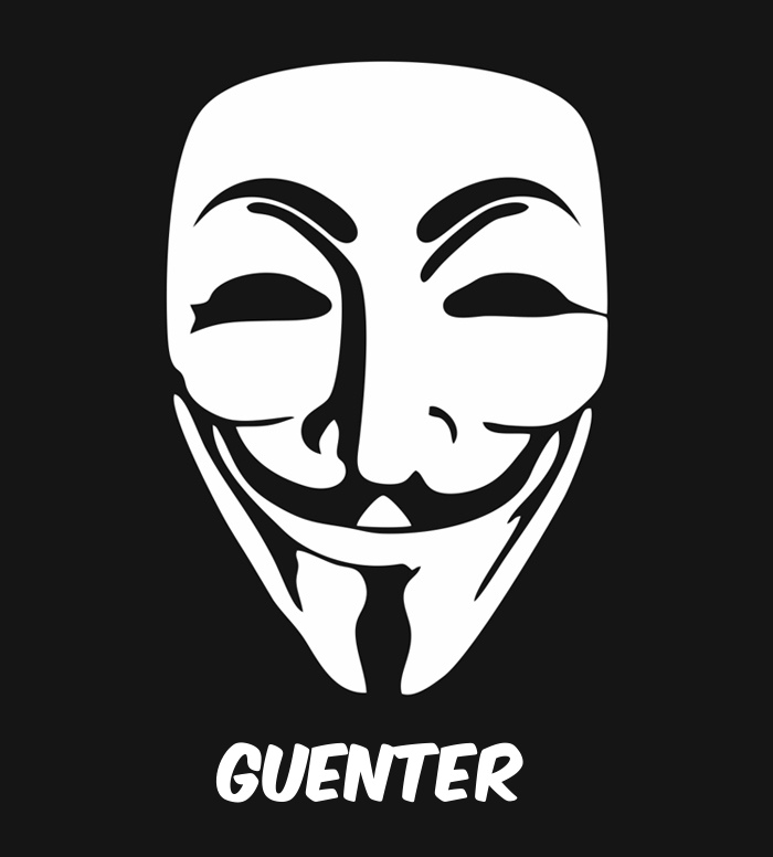 Bilder anonyme Maske namens Guenter