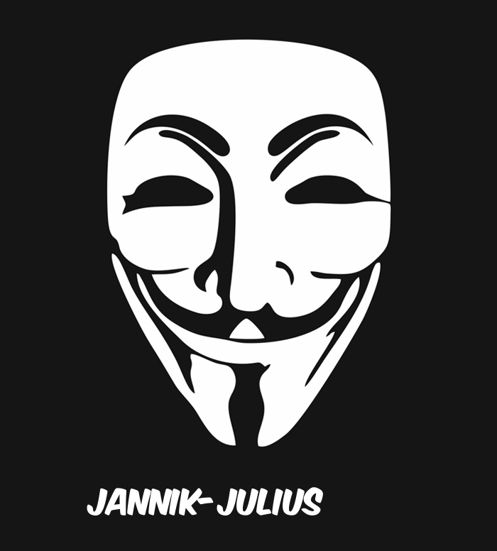 Bilder anonyme Maske namens Jannik-Julius