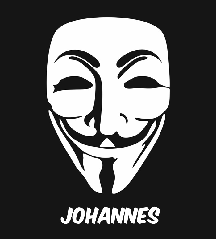 Bilder anonyme Maske namens Johannes