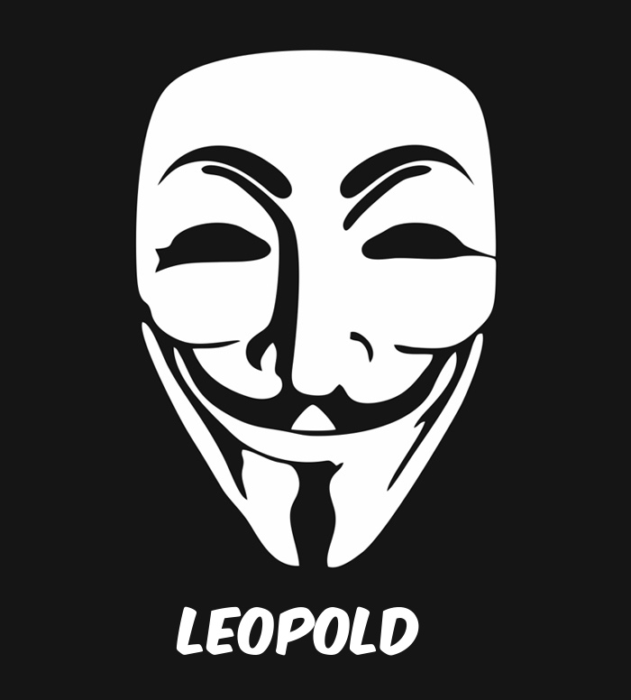 Bilder anonyme Maske namens Leopold