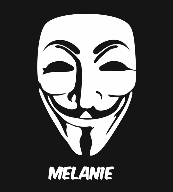 Bilder anonyme Maske namens Melanie