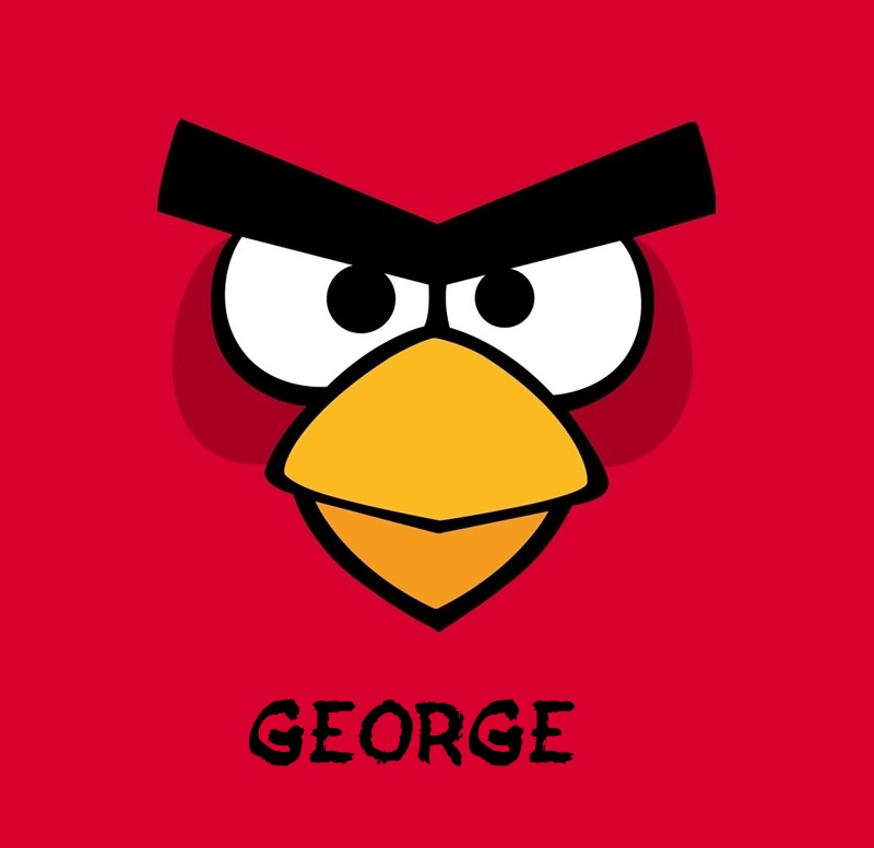 Bilder von Angry Birds namens George