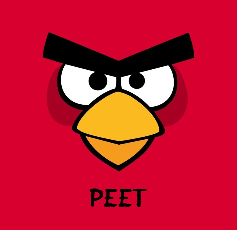 Bilder von Angry Birds namens Peet