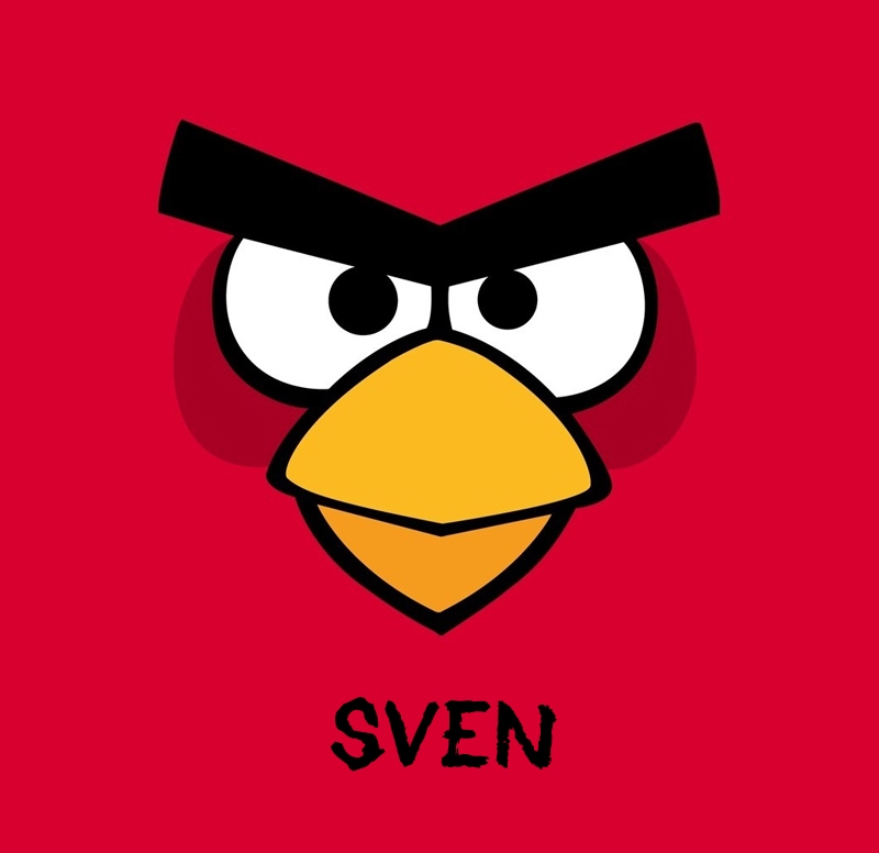 Bilder von Angry Birds namens Sven