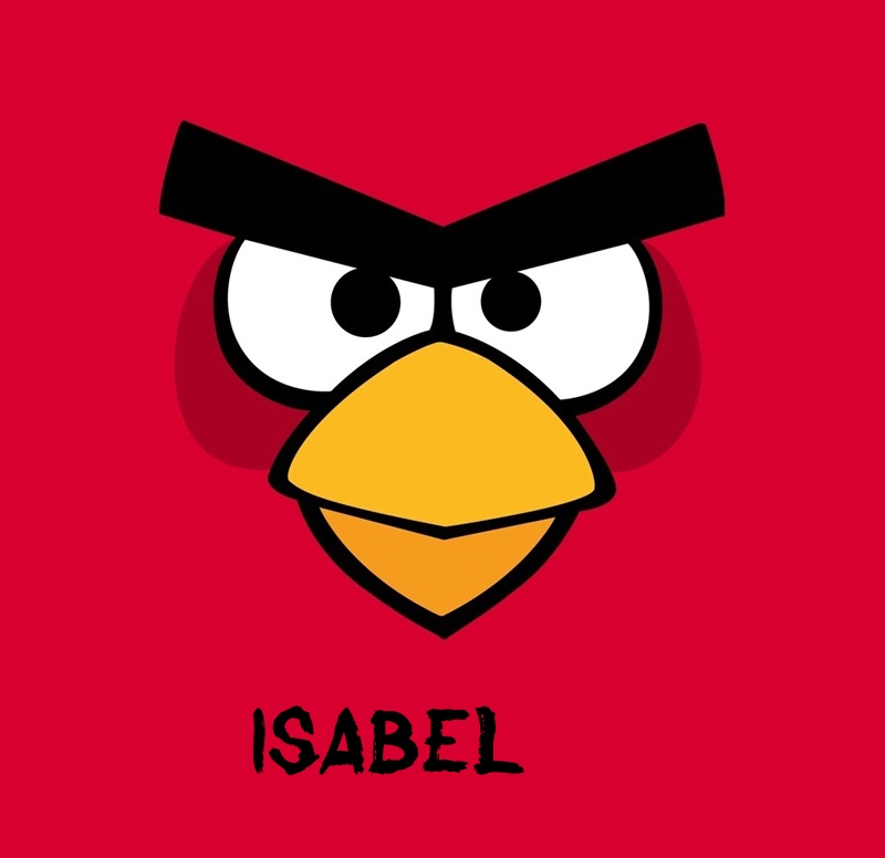 Bilder von Angry Birds namens Isabel