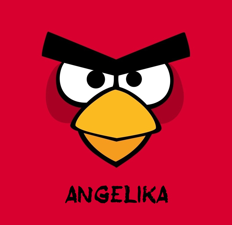 Bilder von Angry Birds namens Angelika